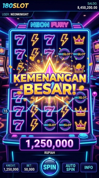 Cuplikan layar menu unduhan 180slot untuk perangkat Android